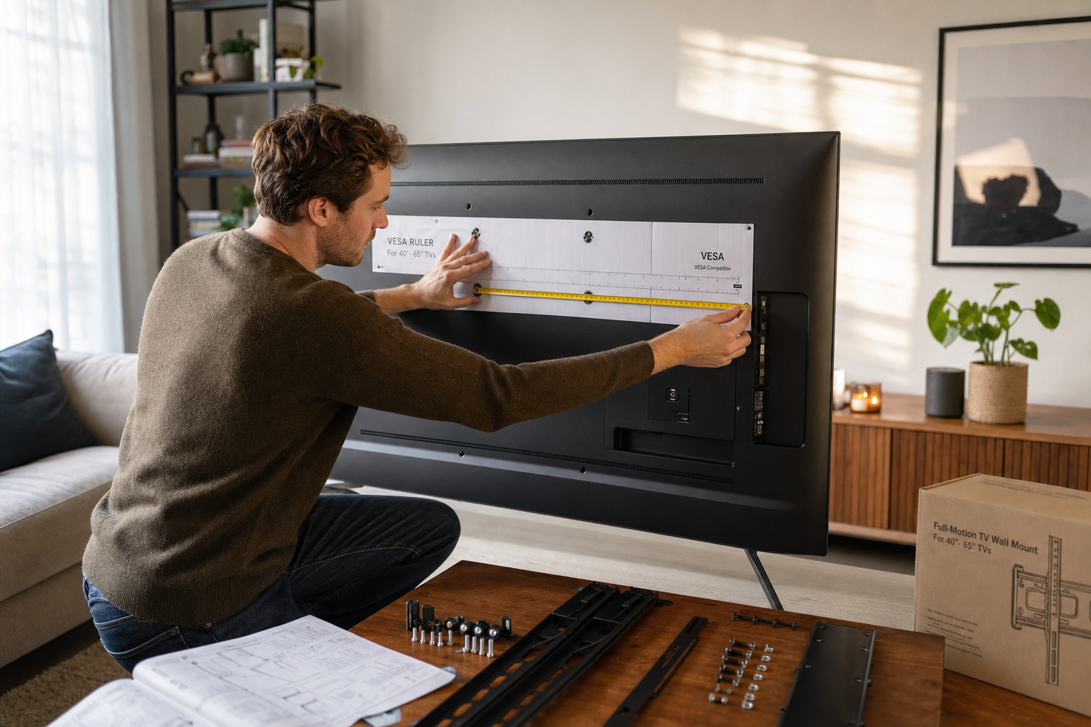 TV beugel 65 inch VESA maat