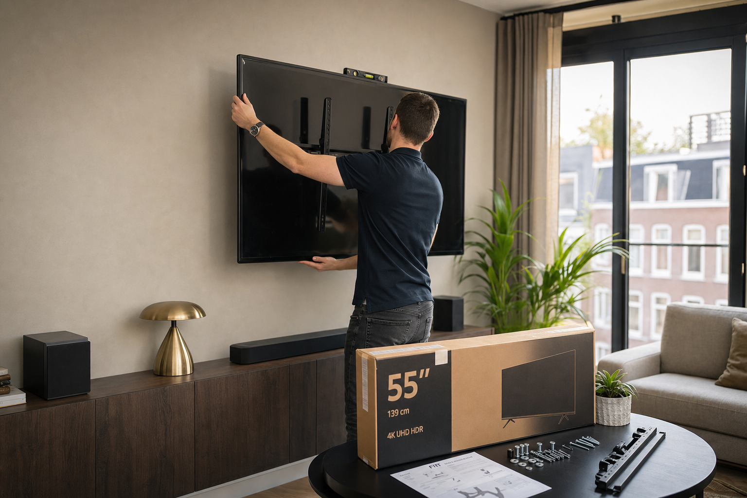 TV wandhalterung 55 zoll VESA maat